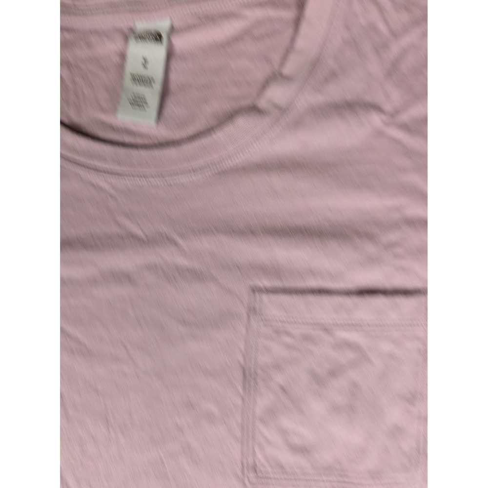 The North Face Womens Long Sleeve Pocket T-Shirt Mauve Pink Crew Neck 3764 - Picture 6 of 9